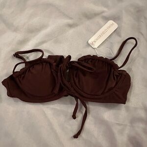 Somerfield Swim Cabarita Bikini Top color coco size XS